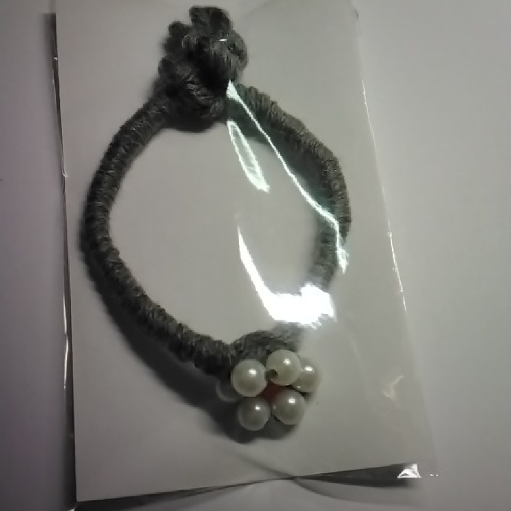 Lorena Espinoza Design Gray Bracelet with Pearl Accents